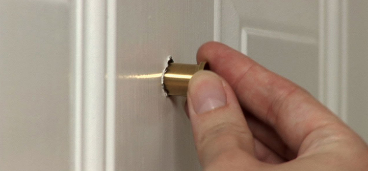 peephole door repair in Los Altos